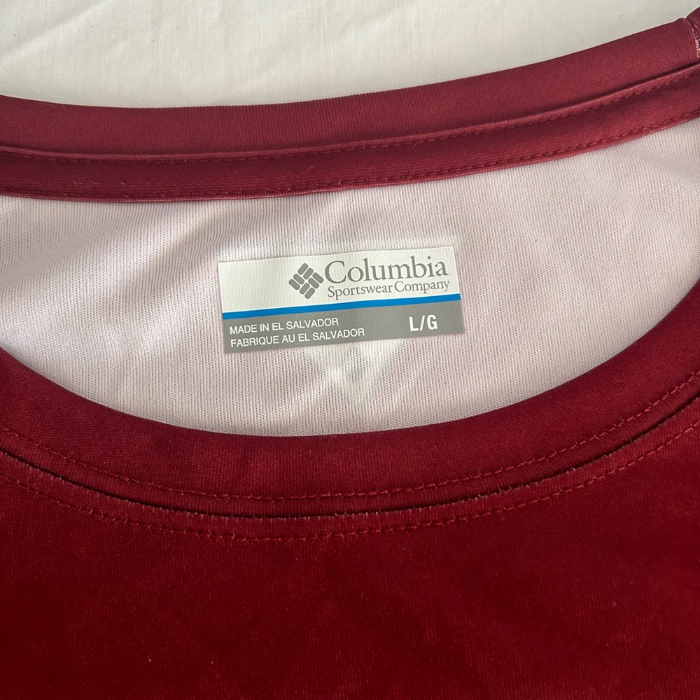 Columbia Men's burgundy Performance Hunting Gear Shirt size L cod: 1280 - Picture 5 of 7